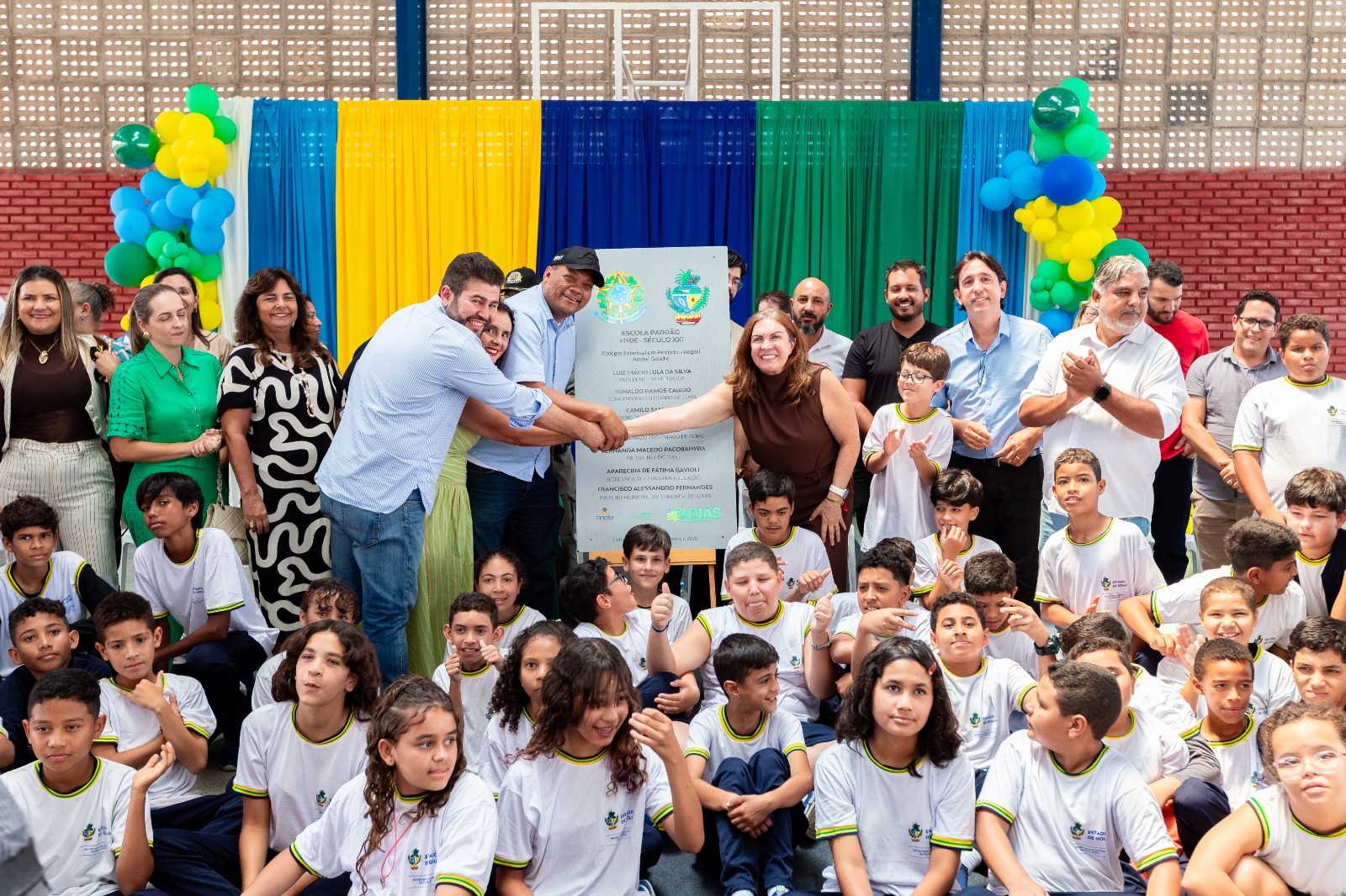 Corumbá de Goiás inaugura Centro de Ensino de Tempo Integral André Gaudie