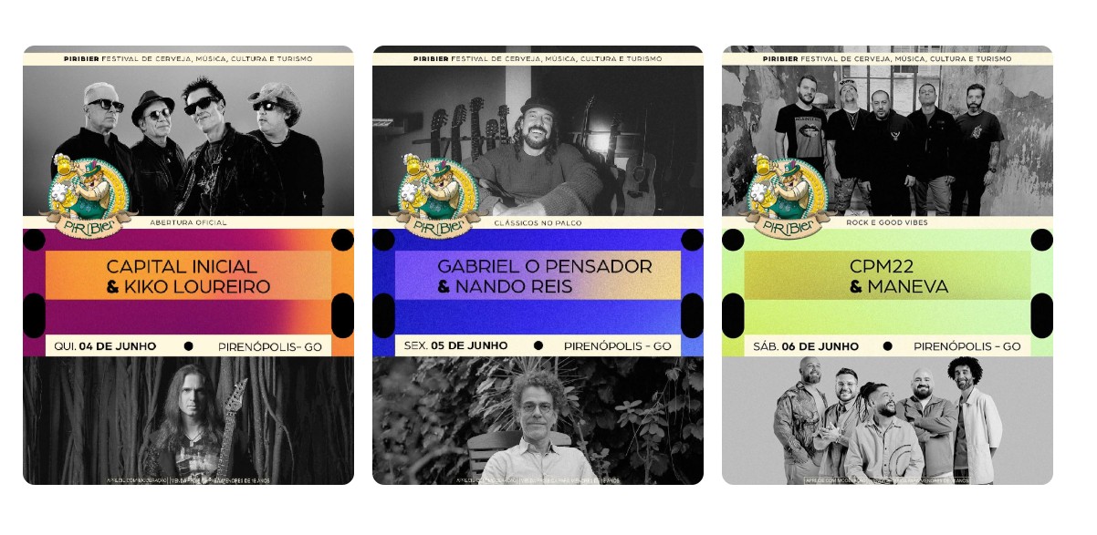 Com mais de 300 rótulos de cerveja e line-up histórico, PiriBier 2026 movimenta Pirenópolis nesta semana
